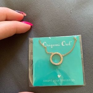 Origami owl necklace
